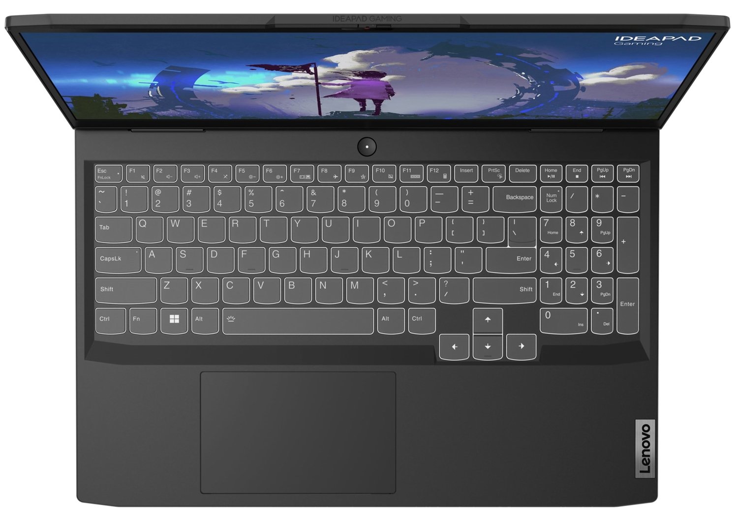 Ноутбук LENOVO Ideapad Gaming 3i 15IAH7 Onyx Grey (82S900WJRA)фото