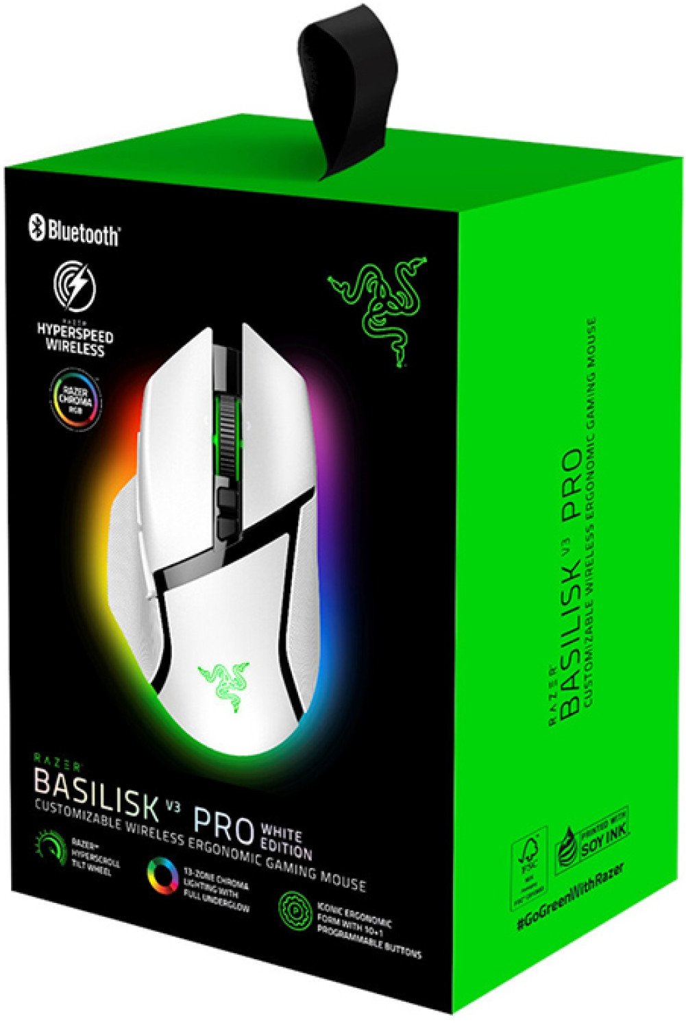 Игровая мышь Razer Basilisk V3 Pro WL White Edition (RZ01-04620200