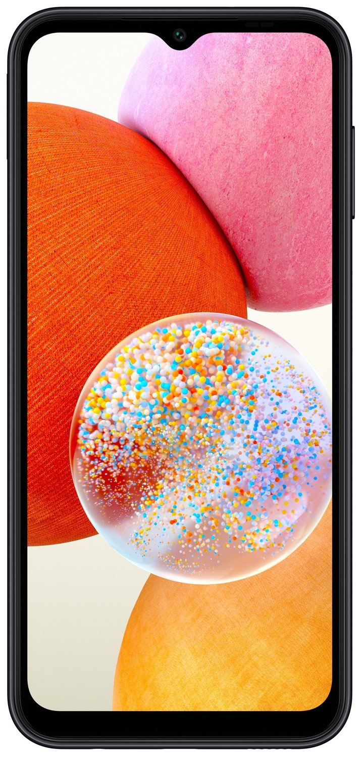 Смартфон Samsung Galaxy A14 LTE 4/64Gb Black (SM-A145FZKUSEK)фото