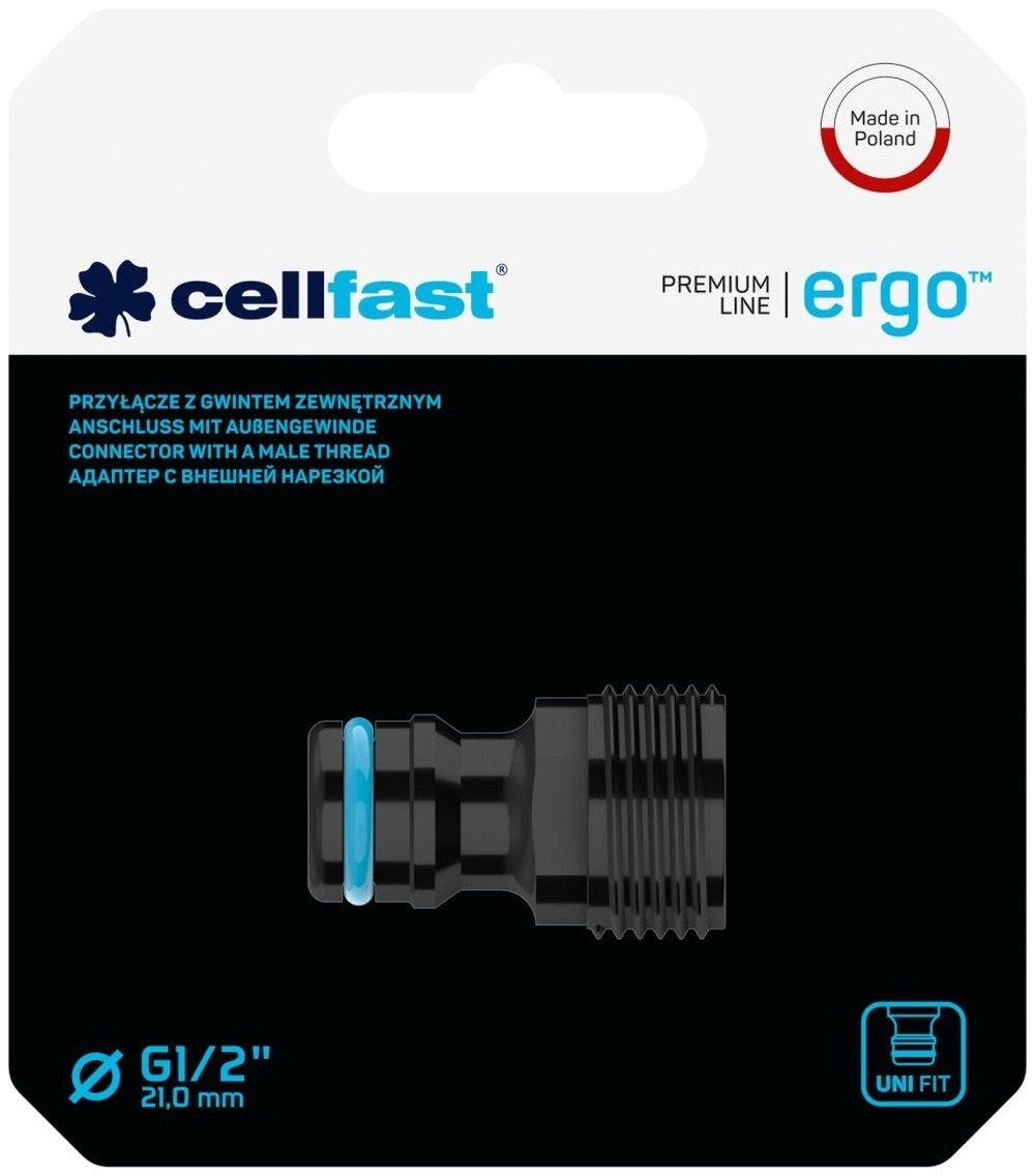 Конектор для крана Cellfast ERGO 1/2&#039;&#039; (53-230)фото