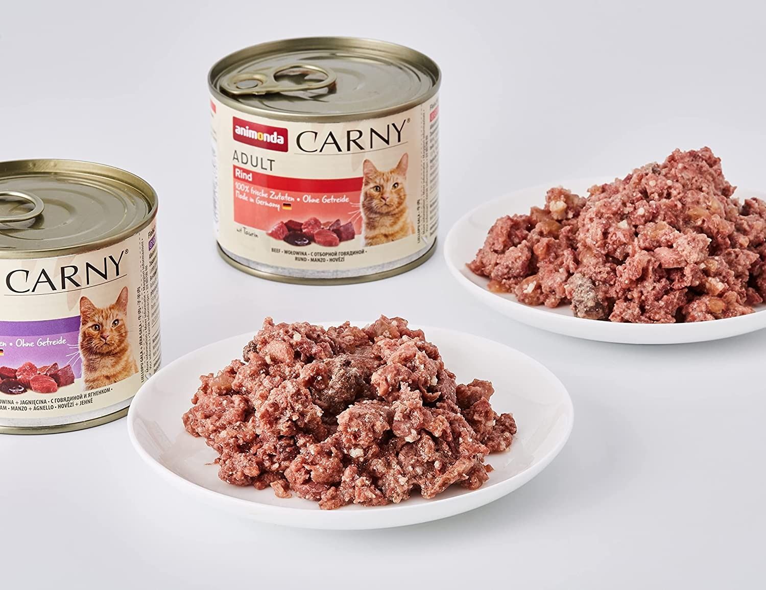 Корм влажный для котят Carny с говядиной, курицей и кроликом 200 г ...