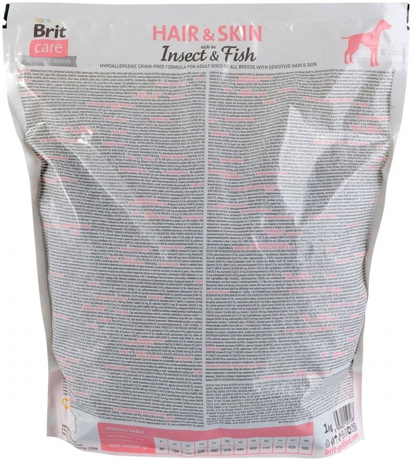 Сухий корм для собак Brit Care Dog Insect Fish з комахами та рибою 1 кгфото