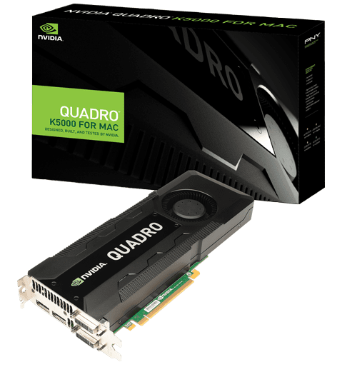 Видеокарта PNY NVIDIA Quadro K5000 4GB DDR5 for Apple MacPro ...
