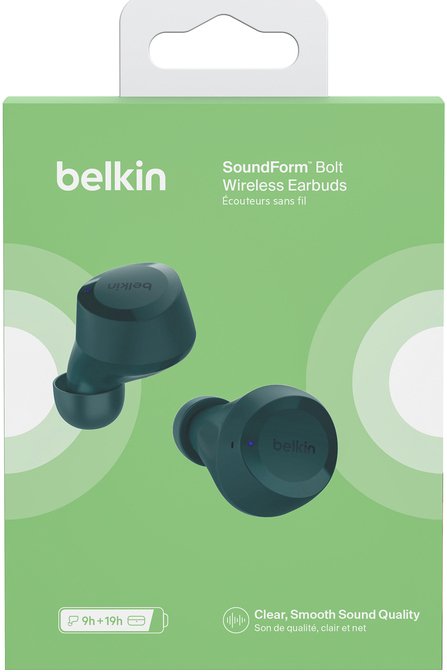 Наушники Belkin Soundform Bolt True Wireless Teal (AUC009btTE) фото 6