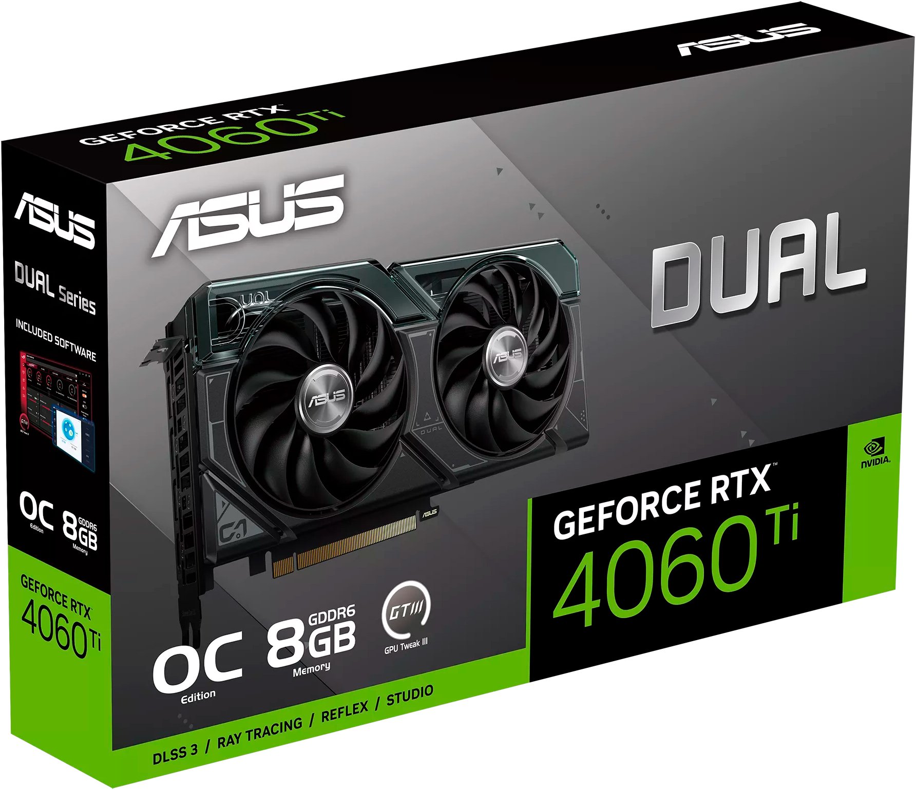 Видеокарта ASUS GeForce RTX 4060 Ti 8GB GDDR6X DUAL OC DUAL-RTX4060TI-O8G (90YV0J40-M0NA00) фото 14