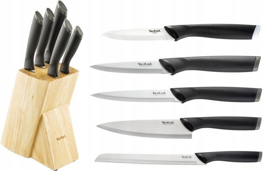 Набор кухонных ножей tefal. Набор кухонных ножей Tefal Comfort Knives k221sa14. Набор ножей Tefal Ice Force k232s414. Набор ножей Tefal Ice Force k232s374. Набор ножей 5 предметов Tefal Comfort k221sa04.