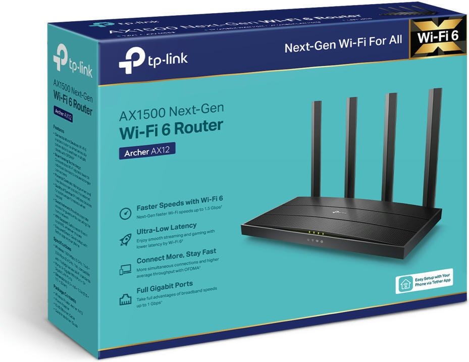 Wi fi роутер tp link archer ax1500