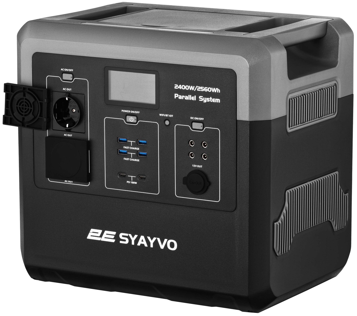 Портативная зарядная станция 2Е Syayvo 2400W, 2560Вт·ч (2E-PPS24256 ...