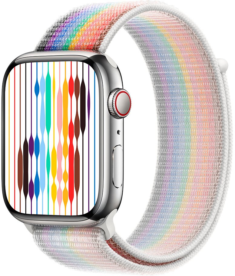 Ремешок Apple для 45mm Pride Edition Sport Loop (MU9R3ZM/A) – купить в ...