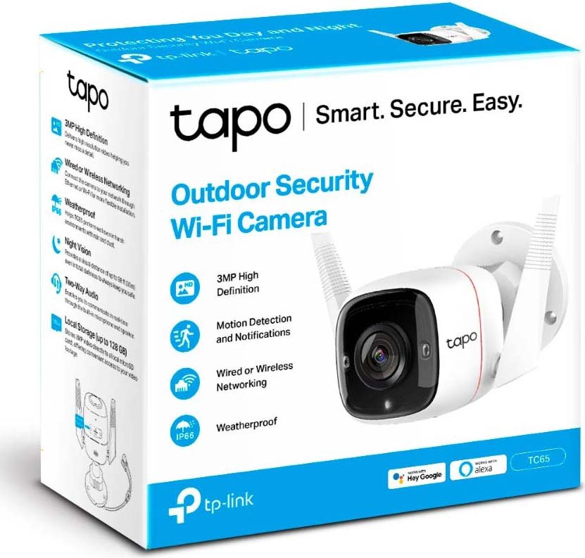 IP-камера TP-LINK Tapo TC65 3MP N300 1xFE microSD outdoorфото