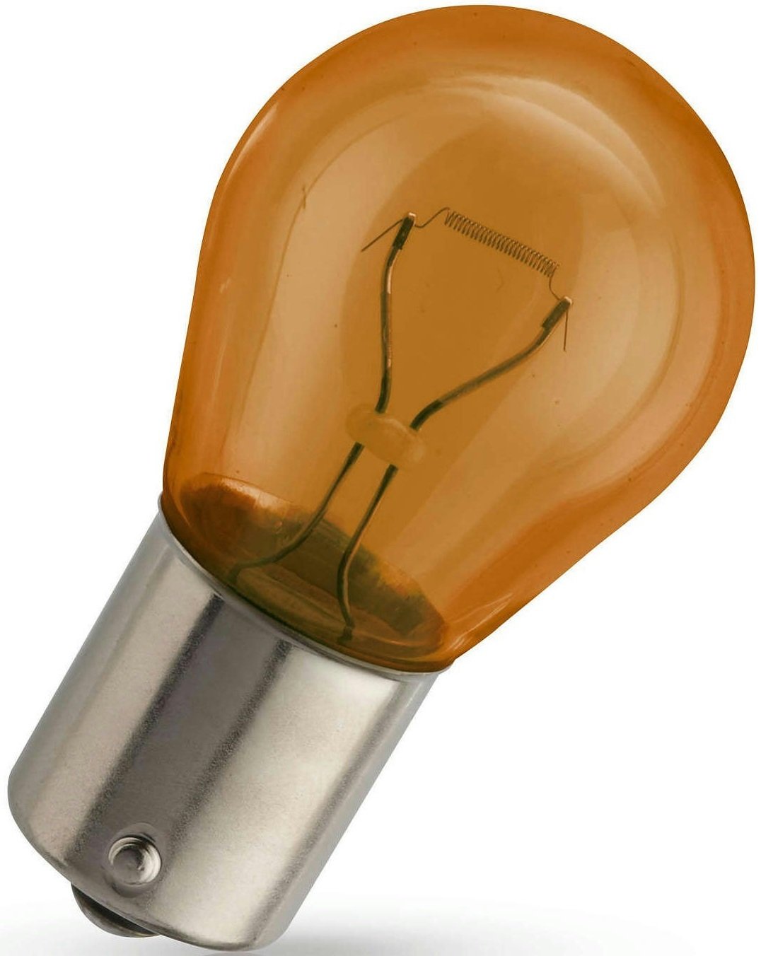 Лампа Philips накаливания 12V Py21W 21W Bau15S Amber, оранжевая (2шт ...