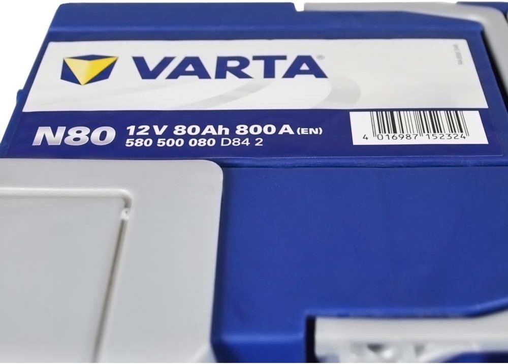 Varta Start-Stop Blue Dynamic EFB 580 500 080 N80 12V 80Ah 800A/EN