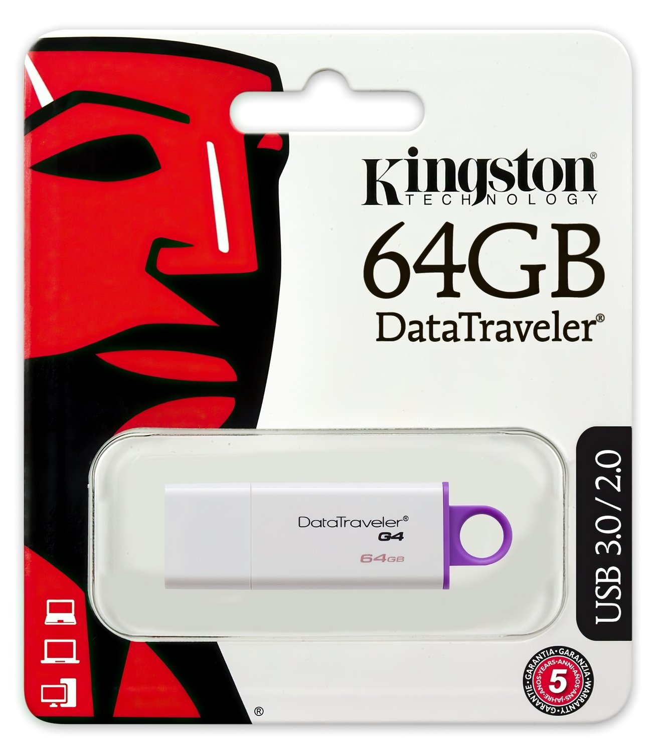 Накопитель USB 3.0 KINGSTON DTI Gen.4 64GB (DTIG4/64GB) фото 