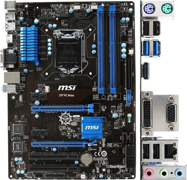 Z97 pc mate как включить sli