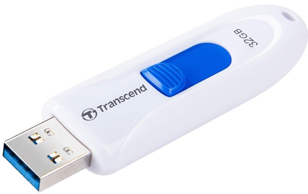 Накопитель USB 2.0 TRANSCEND 3.0 JetFlash 790 32GB White (TS32GJF790W) фото 