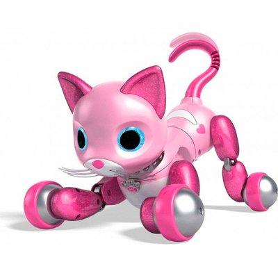 Обзор: очаровательная кошечка Zoomer Kitty – робот, который умеет мурчать!