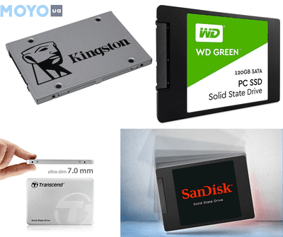 ТОП-10 кращих SSD на 120-128 Гб