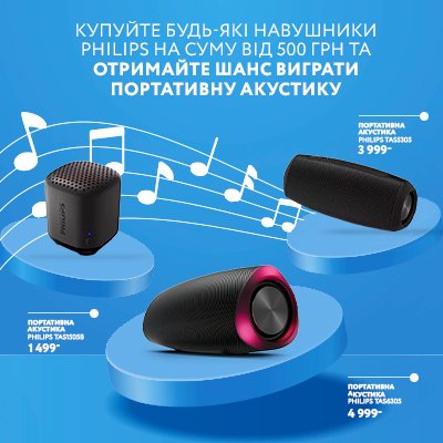 Офіційні умови Акції «Розіграш портативної акустики Philips »