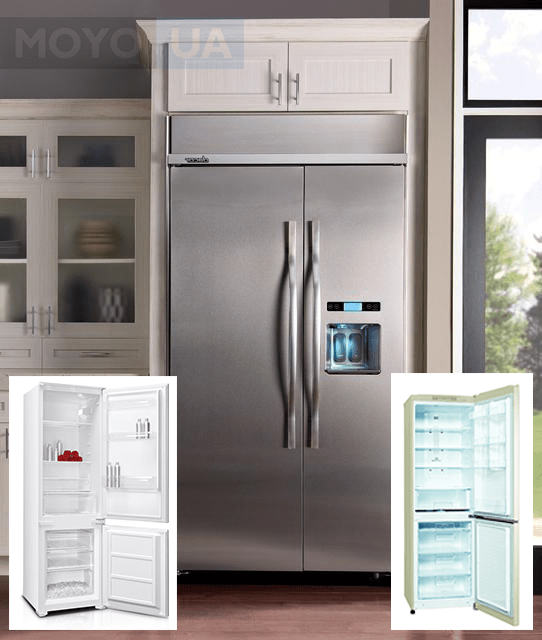 широкий ассортимент холодильников