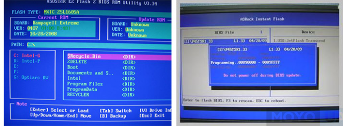 разные версии BIOS выглядят и управляются по-разному