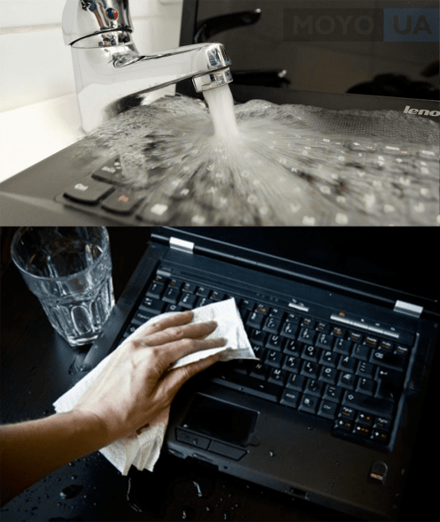 Как защитить ноутбук от воды