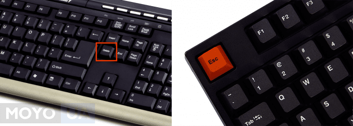 Часто используемые клавиши для выхода в БИОС