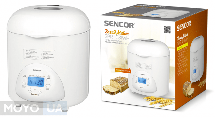 Sencor SBR1031WH — «умная» хлебопечка с множеством интересных «плюшек»