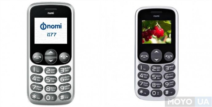 Телефон для пожилых Nomi i177