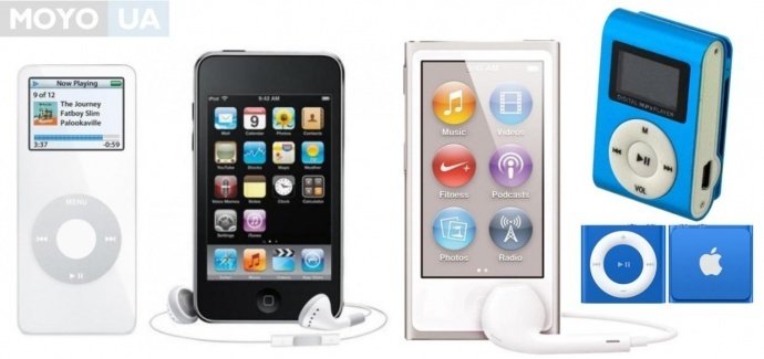 Коллекция iPod от Apple