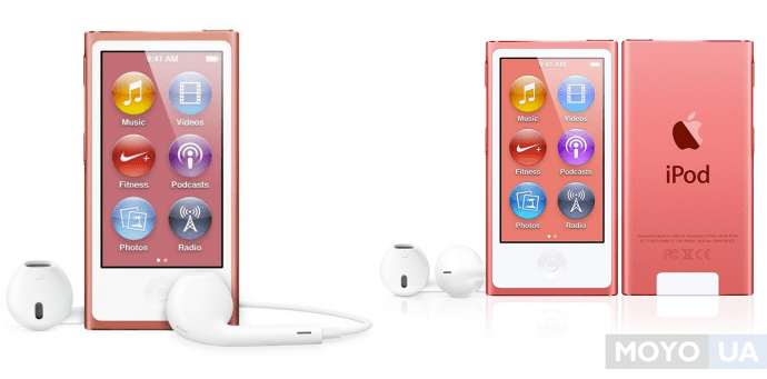  iPod NANO — компактный, легкий с удобным управлением и функциями фитнес-трекера