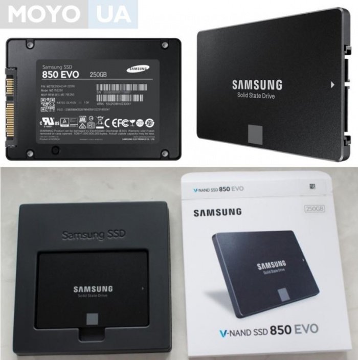 SSD-накопитель SAMSUNG 2.5" 850  Evo 250 GB 