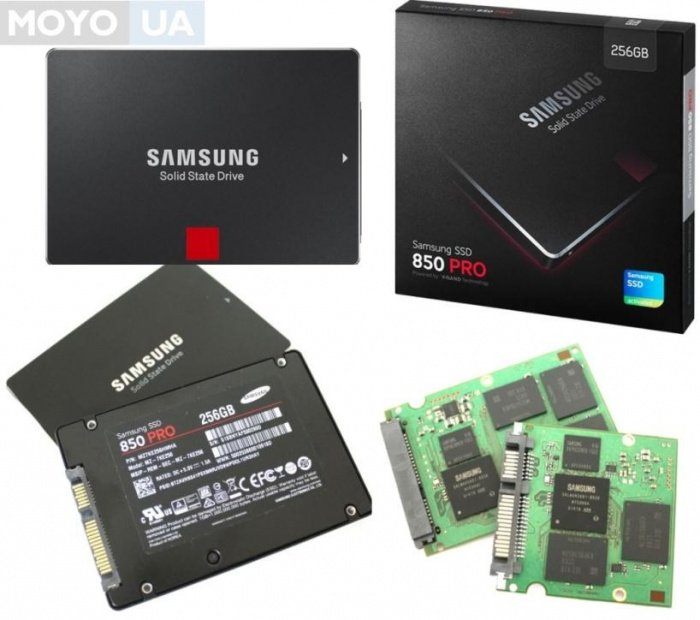 SSD-накопитель SAMSUNG 850 PRO 256GB