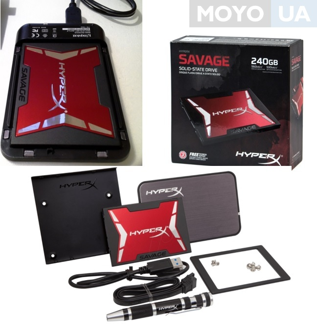  SSD-накопичувач HyperX Savage 240 GB SATA