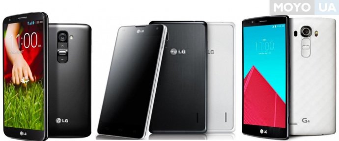 Смартфоны LG серии G