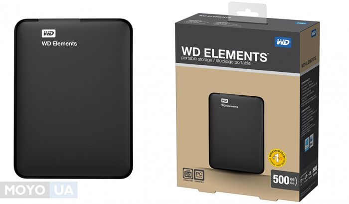 WD 2.5" USB2.0 Elements Portable 500GB