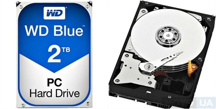 Жесткий диск WD 3.5 SATA 3.0 2TB 5400rpm 64MB Blue