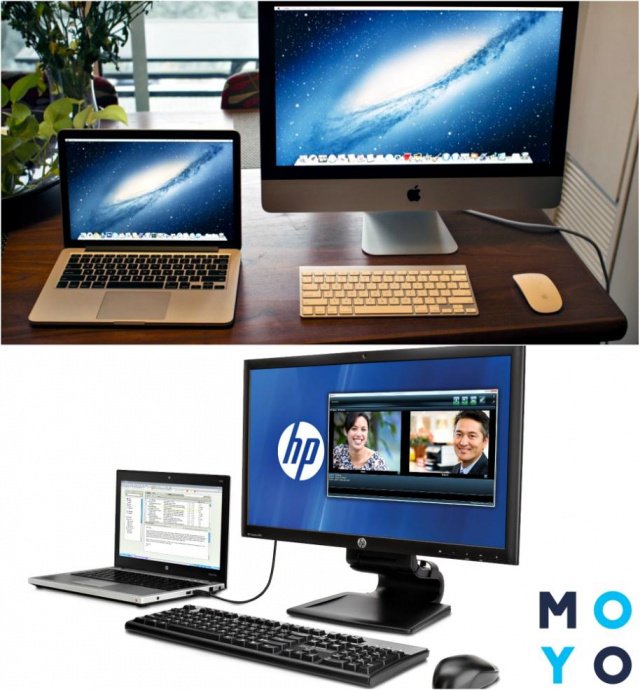 Использование ноутбука как экрана компьютера
