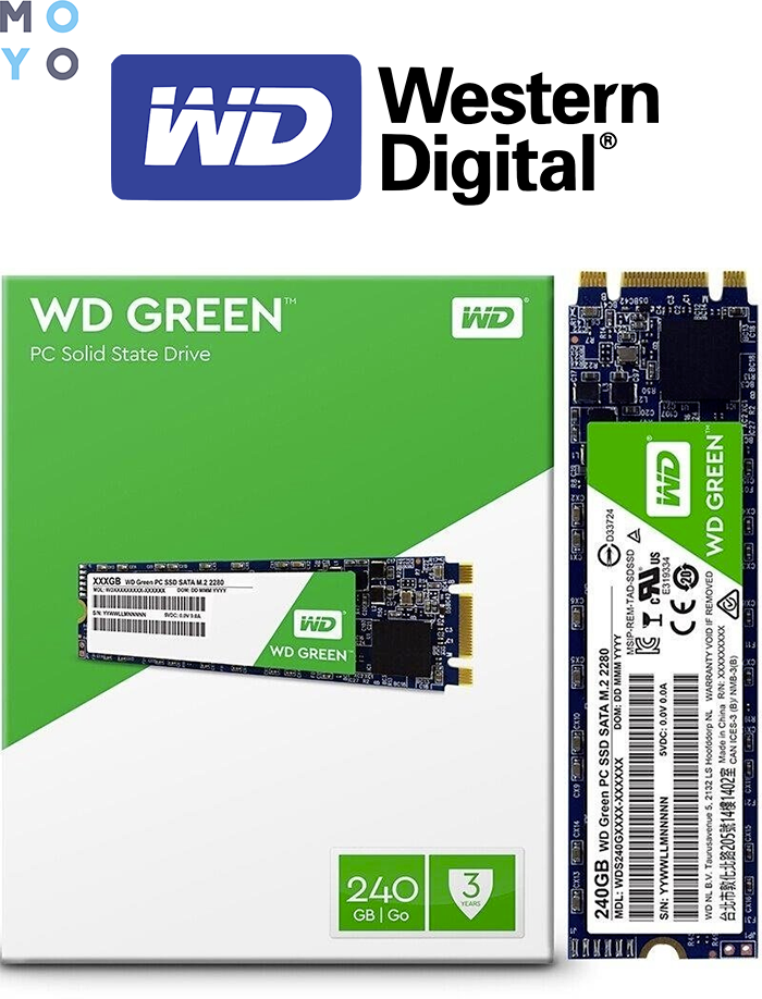 SSD диск WESTERN DIGITAL WDS240G2G0B