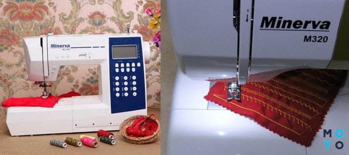 Полностью электронная швейная машинка Minerva
