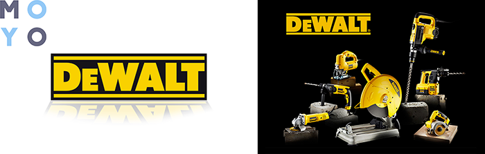 логотип и продукция компании DeWalt