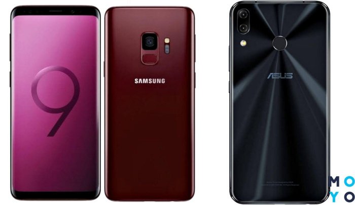  Камерофоны Samsung S9 и Asus ZenFone 5Z