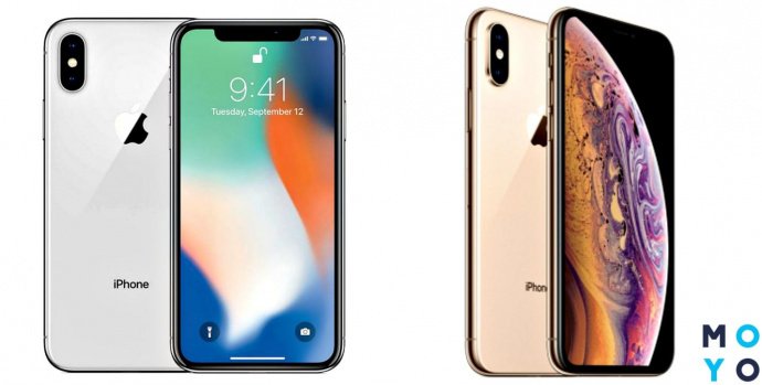 Внешний вид iPhone X и iPhone XS