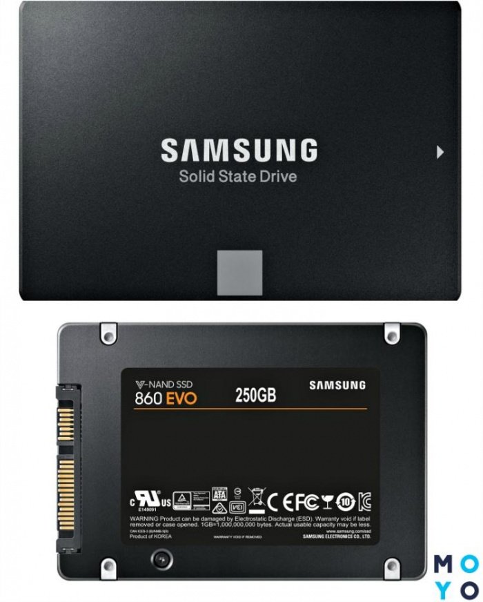 SSD-диск Samsung 860 EVO 250GB SATA V-NAND 3bit MLC MZ-76E250BW
