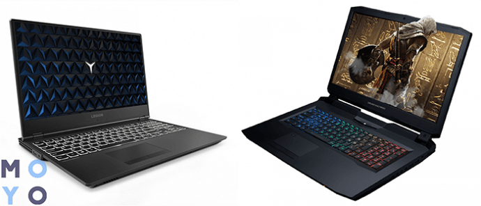  мощные игровые ноутбуки на ЦП от Интел Legion Y530-15ICH и Clevo X1070-15