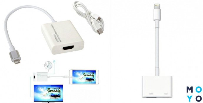 Подключение iPhone к телевизору через HDMI