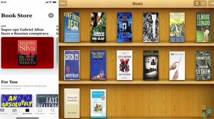Внешний вид iBooks