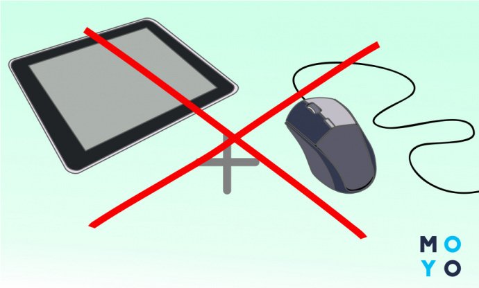 проблемы при подключении мышки к планшету