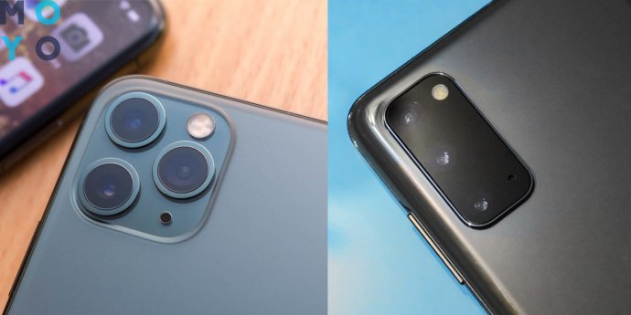 сравнение Samsung Galaxy S20 и iPhone 11 Pro Max