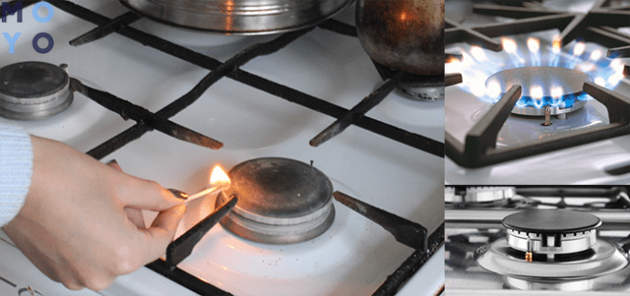 Принцип работы газовой плиты