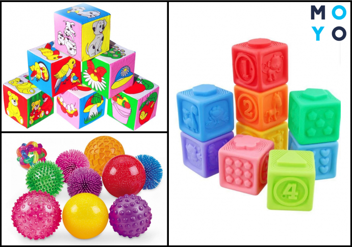 Кубики и мячики